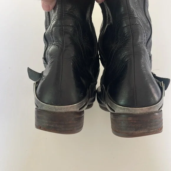 UGG Women's Channing II Boots Leather Sheepskin Sock Liner Black Size 10 - Picture 11 of 14